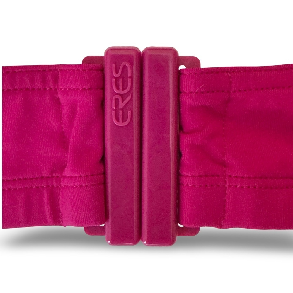 NWT ERES “Compact Stud” Full Cup Triangle Bikini Top Braided Circle Pink Size 14 - Picture 8 of 16